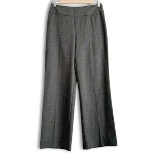 AKRIS PUNTO \ Wool Blend Classic Trousers No Pockets Dress Pants Neutral Gray 4